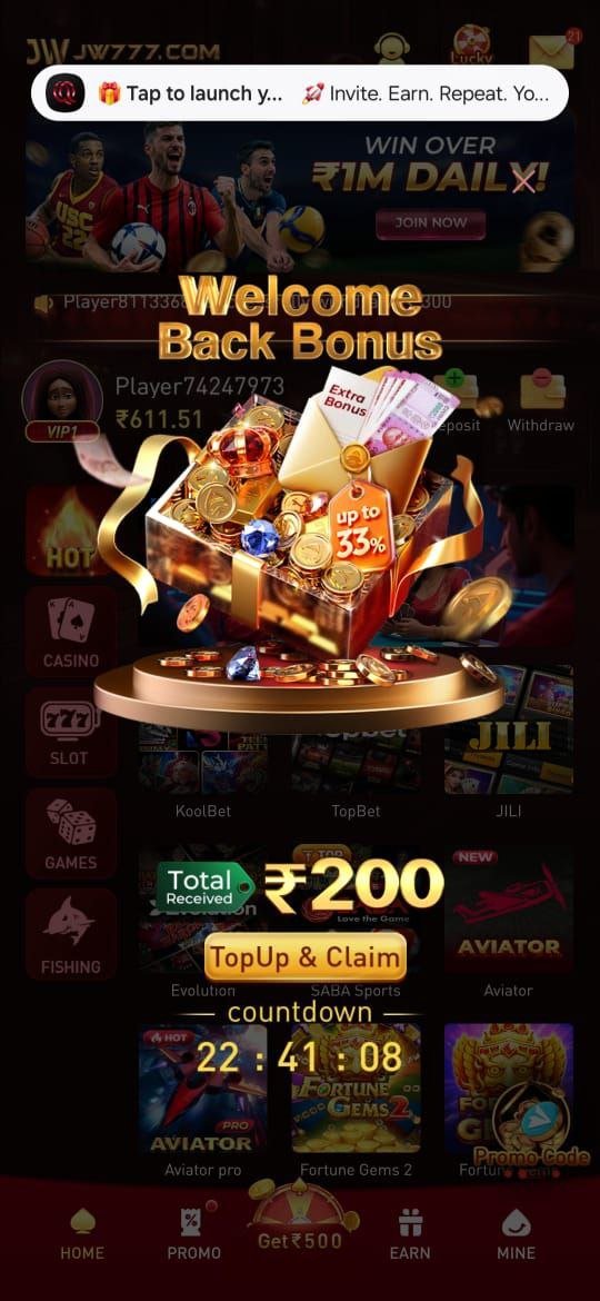 JW777 com official website homepage displayed on browser